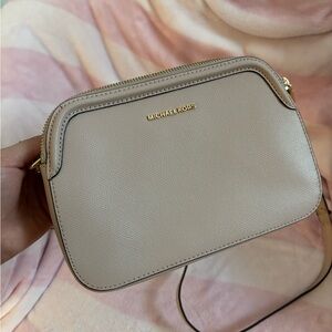 Michael Kors Beige Crossbody Bag
